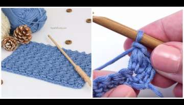Watch how to crochet the even berry stitch (video and written instructions) Watch how to crochet the even berry stitch (video and written instructions)