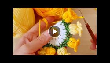Tulip knitting pattern Coaster making Tulip knitting pattern Coaster making