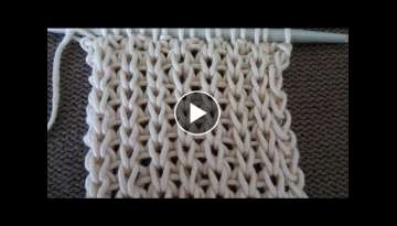 Pletenje - 1 patent bod | Knitting Tutorial - False English rib