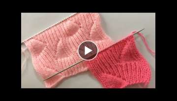 Beautiful Knitting Stitch Pattern For Scarf/Sweater/Cardigan