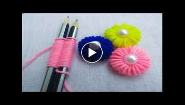 Hand Embroidery Amazing Trick - Sewing Hack - Easy Hand Embroidery Trick