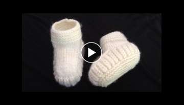How To Knit Baby Booties For Beginners(Step By Step) How To Knit Baby Booties For Beginners(Step By Step)