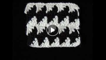 Crochet : Punto Fantasia en Blanco y Negro # 3 Crochet : Punto Fantasia en Blanco y Negro # 3