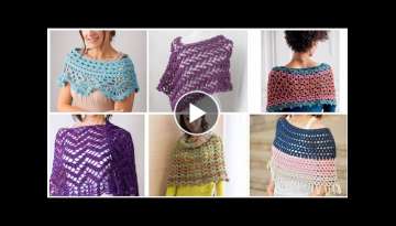 Bridal wear Crochet Fancy gorgeous designers shawls Capshawls design