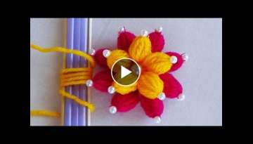 Hand Embroidery: Easy Trick to Make Double Layered Flowers