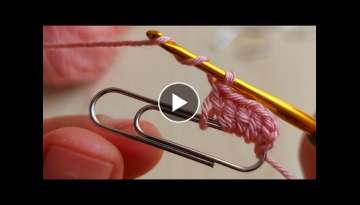 Super Easy Crochet with a Paperclip - You won't believe what I did with a paperclip