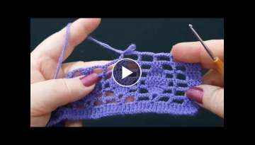 Almond crochet knit vest pattern