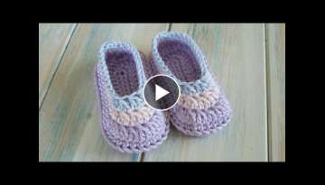 (crochet) How To Crochet Simple Baby Booties - Yarn Scrap Friday