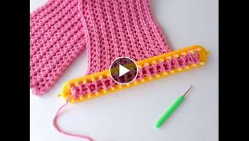 How to Loom Knit a Cowl / Scarf in a kind of Honeycomb Stitch (DIY Tutorial) How to Loom Knit a Cowl / Scarf in a kind of Honeycomb Stitch (DIY Tutorial)