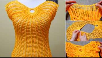 CROCHET BUTTERFLY BLOUSE