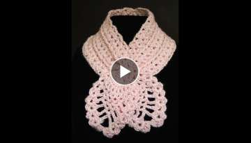 Crochet : Bufanda de Pinas