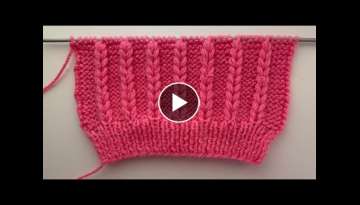 Super Easy Knitting Stitch Pattern