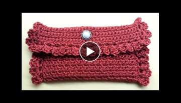 Crochet Supedr easy wallet clutch