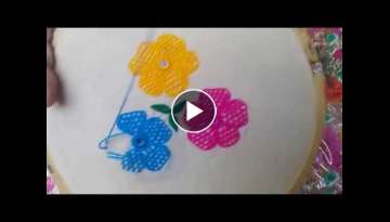Hand Embroidery: Tettli Tankka/butterfly stitch