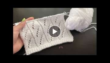Very Beautiful Knitting Stitch Pattern
