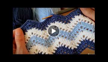 Very very easy to make, magnificent vest bag blanket knitting model