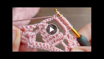 Super Easy Tunisian Crochet - Bu Örgü Modeline Bayılacaksınız Super Easy Tunisian Crochet - Bu Örgü Modeline Bayılacaksınız