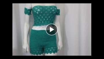 Blusa Crochet sin Hombros paso a paso Blusa Crochet sin Hombros paso a paso