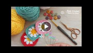 Knit this and you will NEVER lose your and pins again! Just with leftover yarn project Crochet