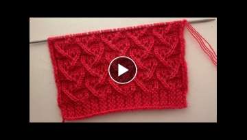 Very Pretty Knitting Stitch Pattern For Ladies Sweater/Cardigan/Shawl
