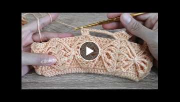 Tutorial crochet clutch bag​ -​ bow pattern - 3D crochet