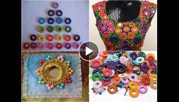 hand embroidery// mirror work shisha || stitch new design 2017 beautiful embroidery: for work