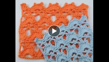 Crochet: Punto Abanico 