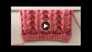 Unique Knitting Stitch Pattern