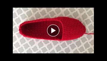 How To Crochet Slippers, Lilu's Handmade Corner Video # 169