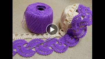14 Abanicos dos colores Crochet parte 1 de 2