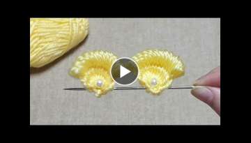 Awesome Flower Craft Ideas with Woolen - Amazing Hand Embroidery Design Trick - DIY Woolen Flower... Awesome Flower Craft Ideas with Woolen - Amazing Hand Embroidery Design Trick - DIY Woolen Flower...