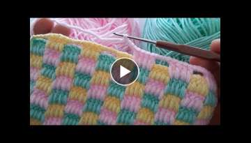 3D Colorful Candy Model Blanket Crochet model crochet knitting beautiful