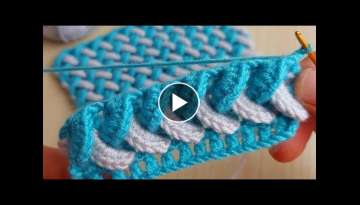How to Crochet Knitting - so easy you will love the beautiful vest blanket knitting pattern