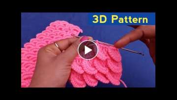 DIY 3D Crochet Pattern Design-Latest 3D Design 2021