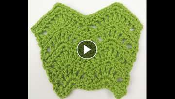 Crochet Punto Zig Zag en aumento