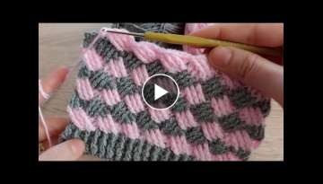 Crochet cross wicker knitting vest blanket pattern-How to crochet model Crochet cross wicker knitting vest blanket pattern-How to crochet model