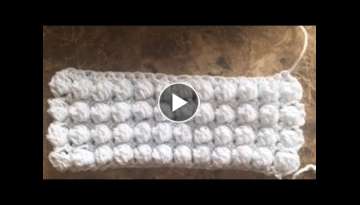 how to crochet the bobble stitch step by step instructions