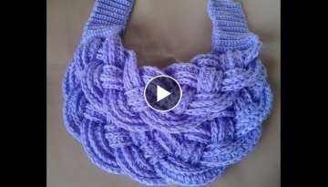 bufanda navidad facil a crochet how to do scraff (subtittles)