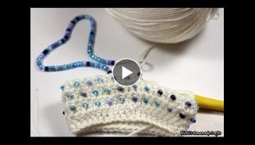 Easy tutorial: How to crochet the Beaded Double Crochet (BDC)