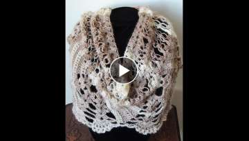 Crochet : Bufanda - Chal. Parte 1 de 3