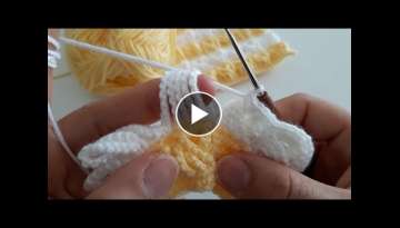 Blanket / bag / hirka model / how to crochet easy knitting gorgeus
