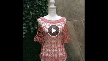 TEJE BLUSA ROSALİA - CROCHET facil y rapido - YO TEJO con LAURA CEPEDA TEJE BLUSA ROSALİA - CROCHET facil y rapido - YO TEJO con LAURA CEPEDA