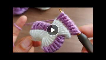 Very Beautiful Tunisian Knitting Pattern-Super Easy Tunisian Knitting