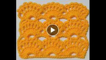 Crochet: Punto Abanico # 14