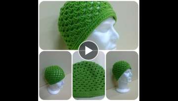 Granny Square Hat Crochet Tutorial