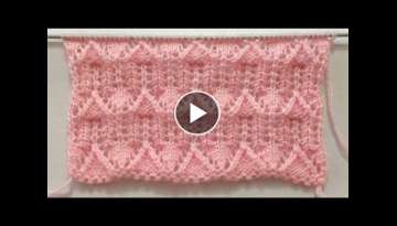 Beautiful Knitting Stitch Pattern For Cardigan/Blanket
