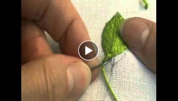 Fly Stitch Leaf (Closed)
