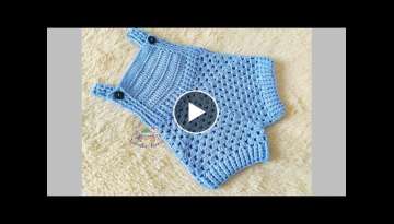COMO HACER UN OVEROL A CROCHET PARA BEBE CON DOS GRANNIES PASO A PASO TEJIDO FACIL COMO HACER UN OVEROL A CROCHET PARA BEBE CON DOS GRANNIES PASO A PASO TEJIDO FACIL