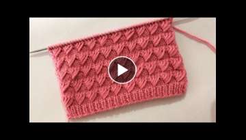 Beautiful New Knitting Stitch Pattern For Gents/Ladies Sweater