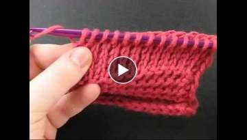 Tunisian Crochet - Knit Stitch - The Crochet Side
